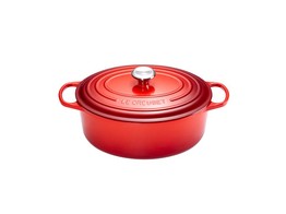 BRAADPAN OVAAL KERSENROOD 35CM