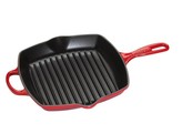 POELE SKILLET CARRE CERISE 26X26CM