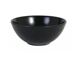 INFINITY BOL 16.5 X H7CM NOIR STONEWARE