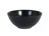 INFINITY BOL 16.5 X H7CM NOIR STONEWARE