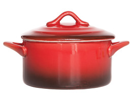 RED MINI COCOTTE / COUVERCLE DIA 10XH5CM 20CL