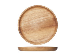 BORD HOUT ROND DIA 20CM