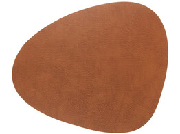 TABLEMAT CURVE 37X44CM BULL COGNAC