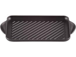 PLAQUE GRILL SIGNATURE RECT. 32X22CM FONTE BLACK