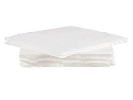 SERVIETTE TT CT PROF BLANC 25X25CM 40 PCS