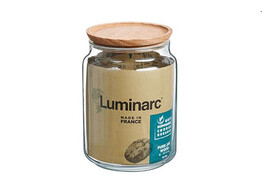 LUMINARC PURE JAR POT A CONSERVER 2L COUVERC. BOIS