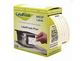 LABELFRESH PRO  DISSOLVABLE HACCP LABELS 250PCS