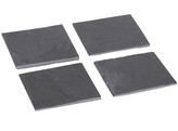 ARDOISE 10X10X0.4CM SET 4 PCS