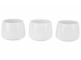 TORRES BOWL BLANC SET 3 DIA 9XH6.5CM