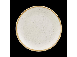 CHURCHILL STONECAST BARLEY WHITE ASSIETTE PLATE  21.7CM